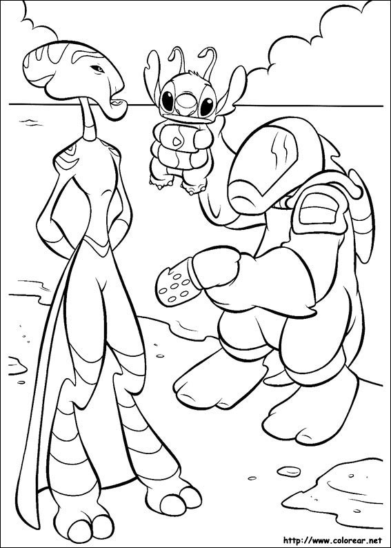 Coloring page: Lilo & Stitch (Animation Movies) #45027 - Free Printable Coloring Pages
