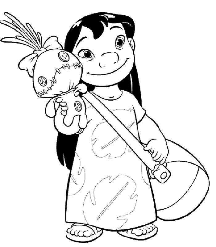 Coloring page: Lilo & Stitch (Animation Movies) #45031 - Free Printable Coloring Pages