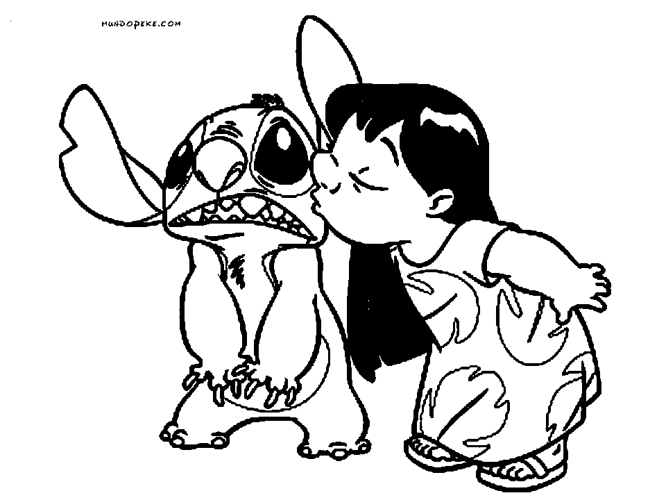 Coloring page: Lilo & Stitch (Animation Movies) #45038 - Free Printable Coloring Pages