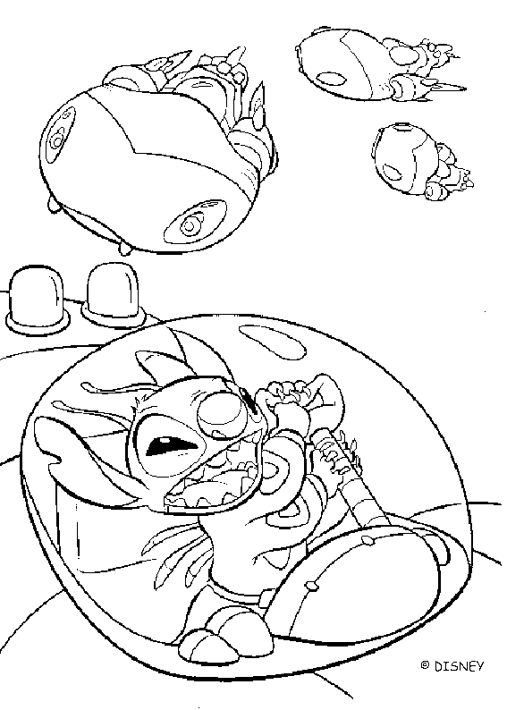 Coloring page: Lilo & Stitch (Animation Movies) #45039 - Free Printable Coloring Pages