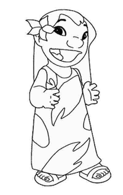 Coloring page: Lilo & Stitch (Animation Movies) #45057 - Free Printable Coloring Pages