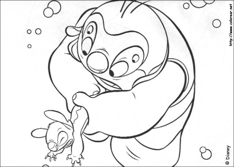 Coloring page: Lilo & Stitch (Animation Movies) #45061 - Free Printable Coloring Pages