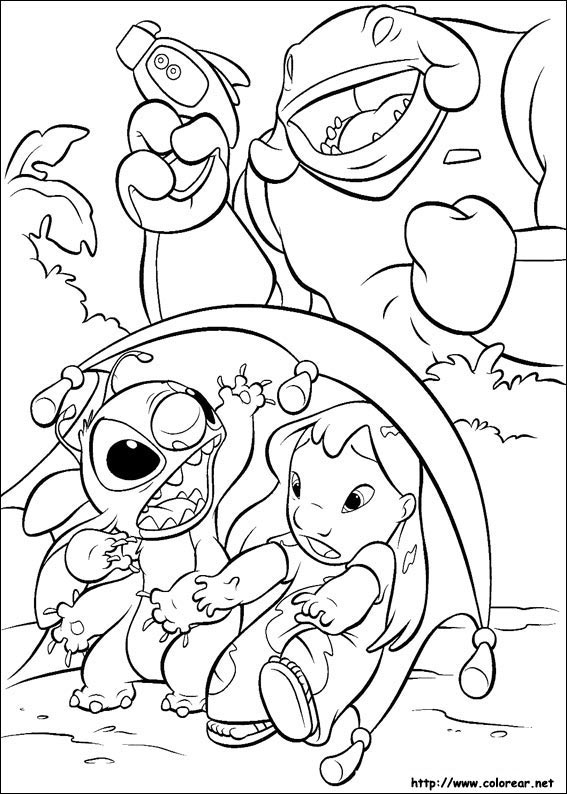 Coloring page: Lilo & Stitch (Animation Movies) #45078 - Free Printable Coloring Pages