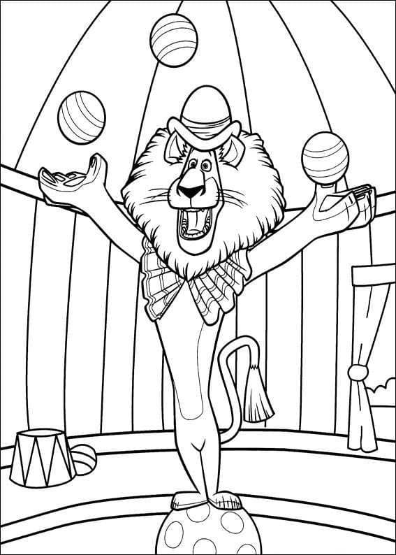 Free printable Madagascar (Animated) coloring page #209754 from Animation Movies collection