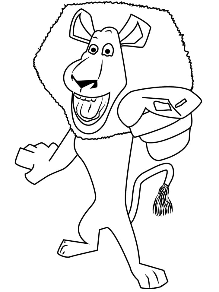 Free printable Madagascar (Animated) coloring page #209756 from Animation Movies collection