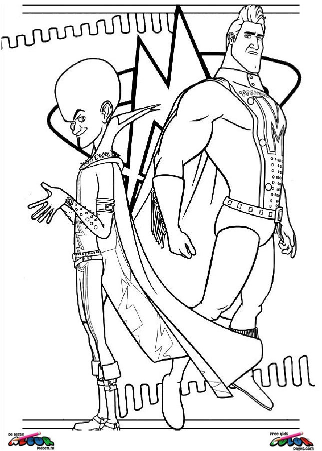 Coloring page: Megamind (Animation Movies) #46499 - Free Printable Coloring Pages