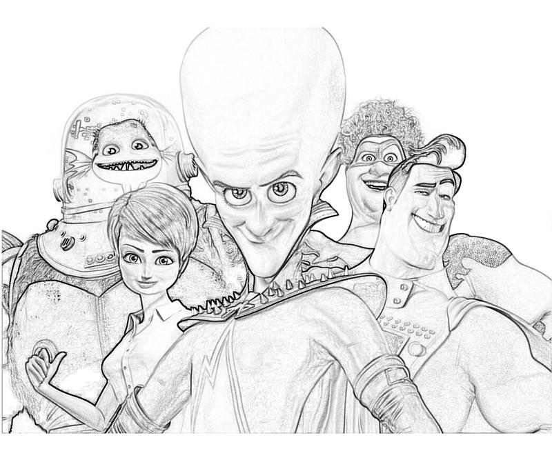 Megamind Coloring Pages