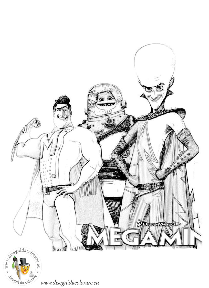 Coloring page: Megamind (Animation Movies) #46521 - Free Printable Coloring Pages