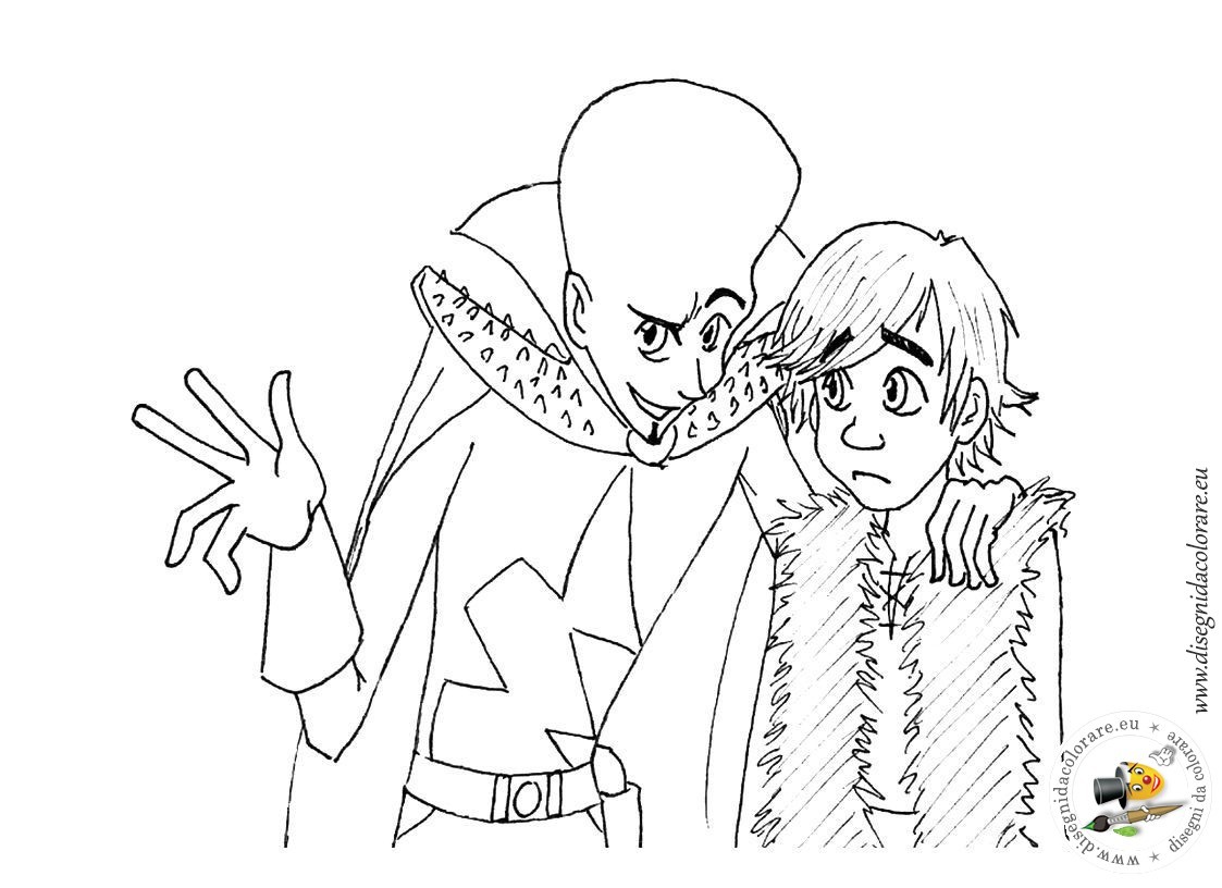 Coloring page: Megamind (Animation Movies) #46542 - Free Printable Coloring Pages