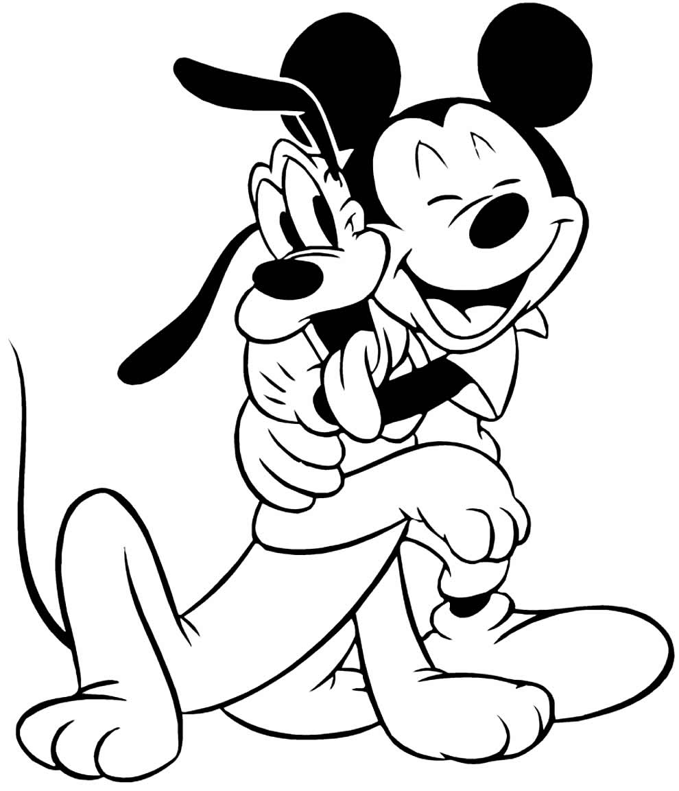 Coloring page: Mickey (Animation Movies) #170088 - Free Printable Coloring Pages