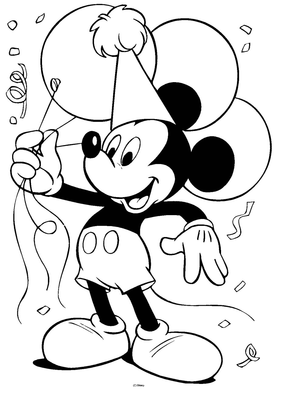 Coloring page: Mickey (Animation Movies) #170091 - Free Printable Coloring Pages