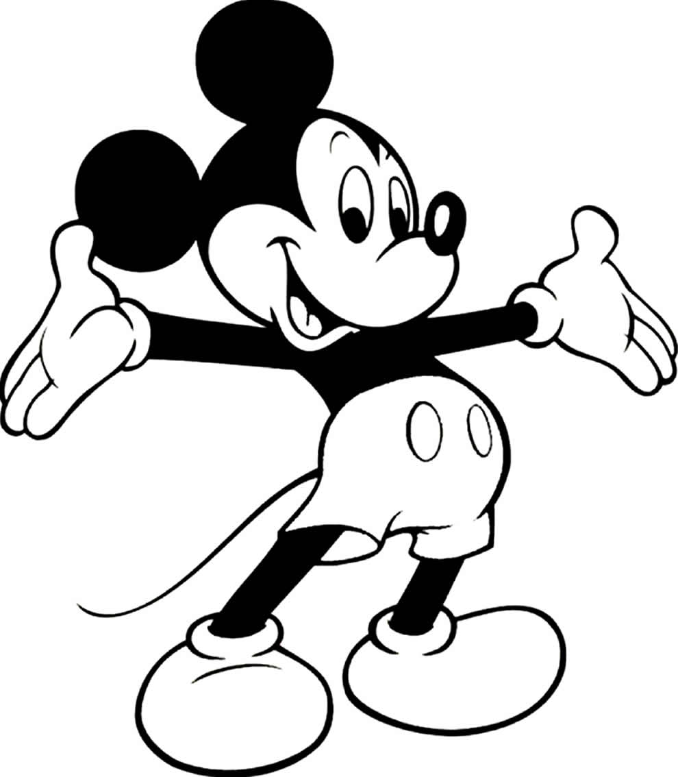 Coloring page: Mickey (Animation Movies) #170092 - Free Printable Coloring Pages