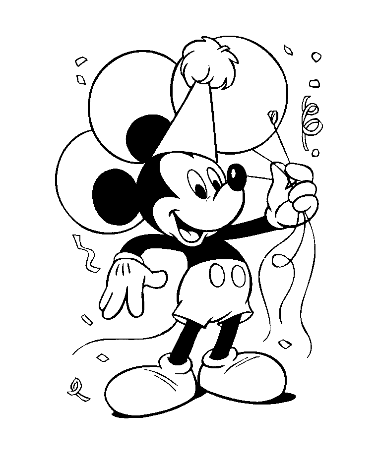 Coloring page: Mickey (Animation Movies) #170095 - Free Printable Coloring Pages