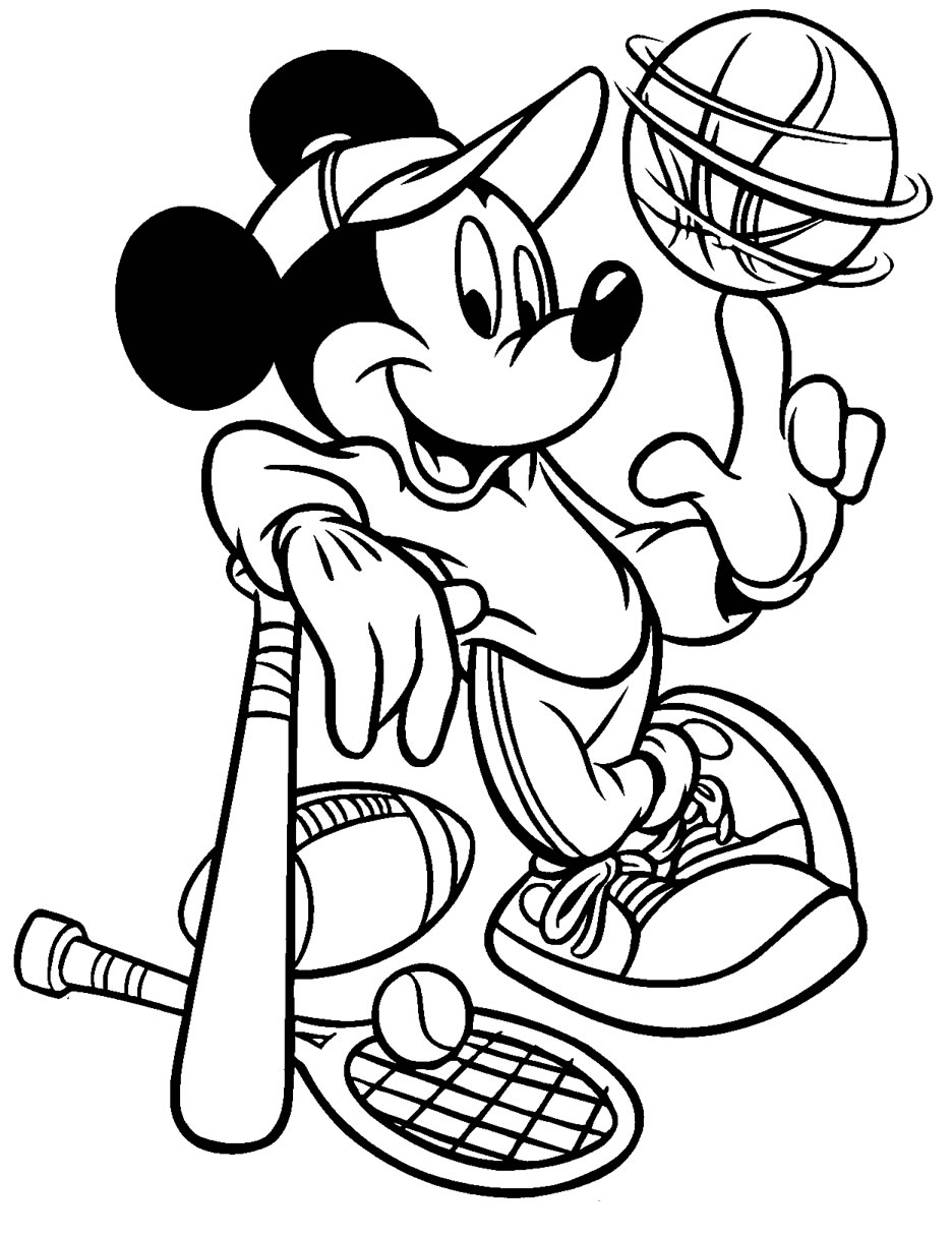 Coloring page: Mickey (Animation Movies) #170101 - Free Printable Coloring Pages