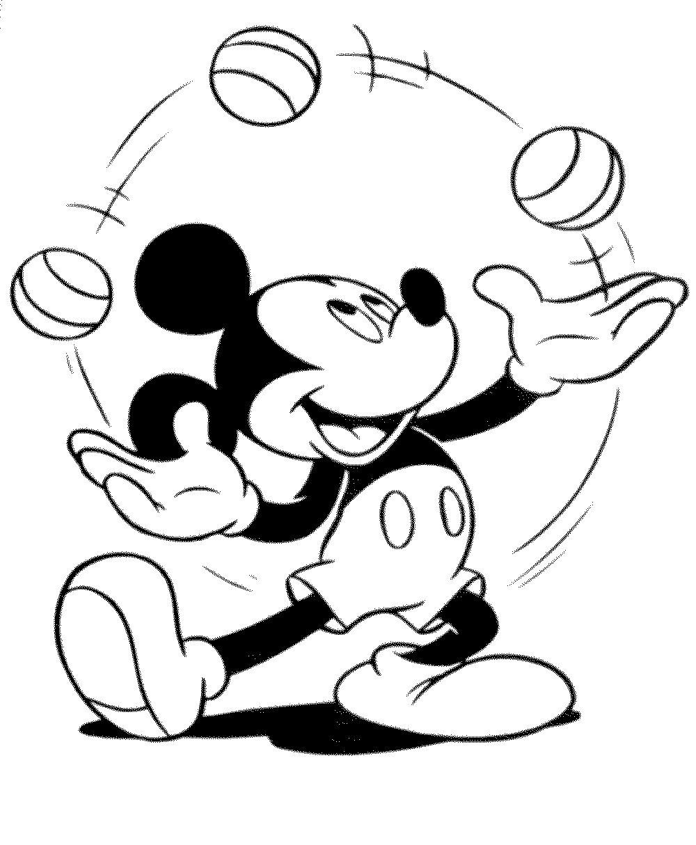 Coloring page: Mickey (Animation Movies) #170103 - Free Printable Coloring Pages