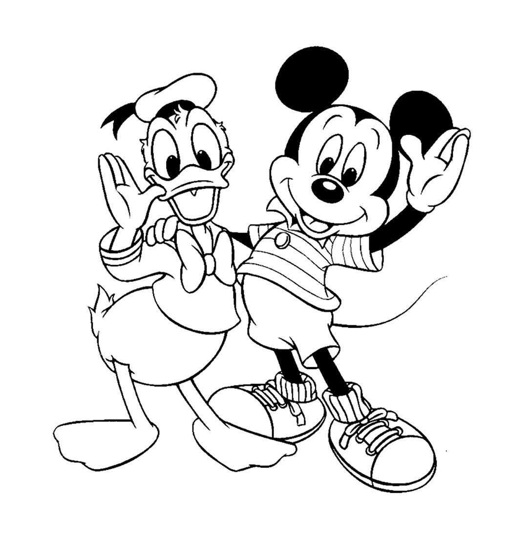 Coloring page: Mickey (Animation Movies) #170113 - Free Printable Coloring Pages