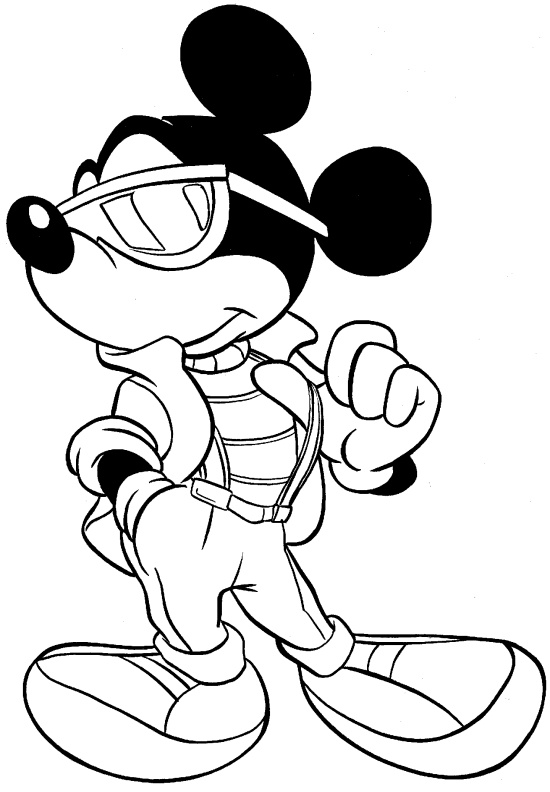 Coloring page: Mickey (Animation Movies) #170124 - Free Printable Coloring Pages