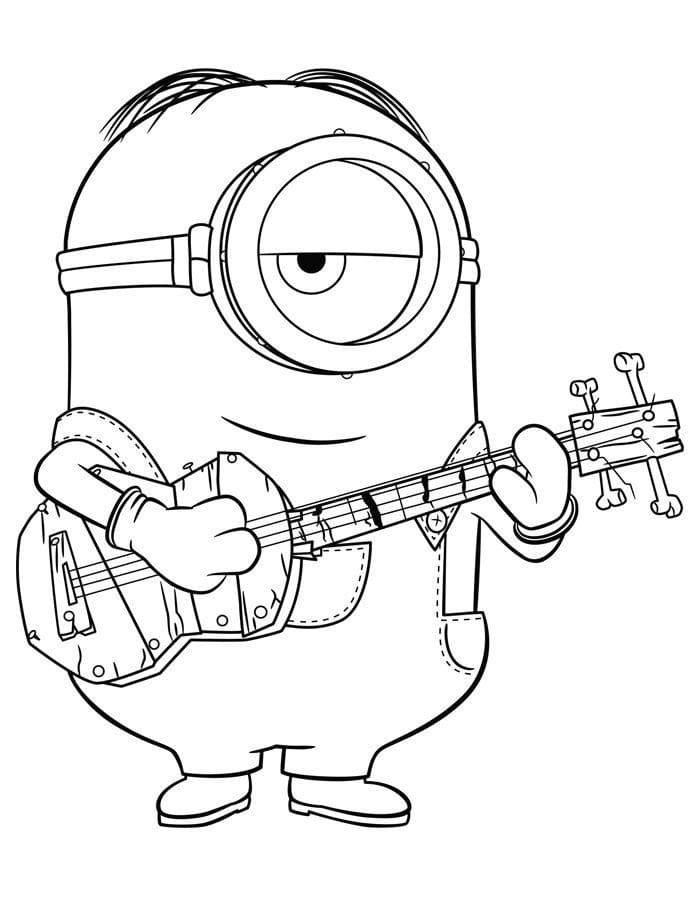 Coloring page: Minion (Animation Movies) #183435 - Free Printable Coloring Pages