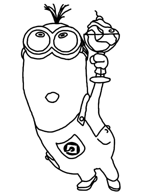 Free printable Minion coloring page #183436 from Animation Movies collection