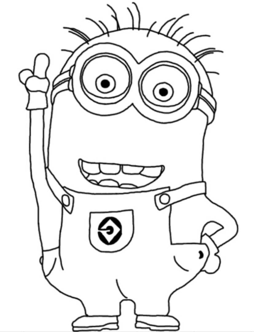Coloring page: Minions (Animation Movies) #72066 - Free Printable Coloring Pages
