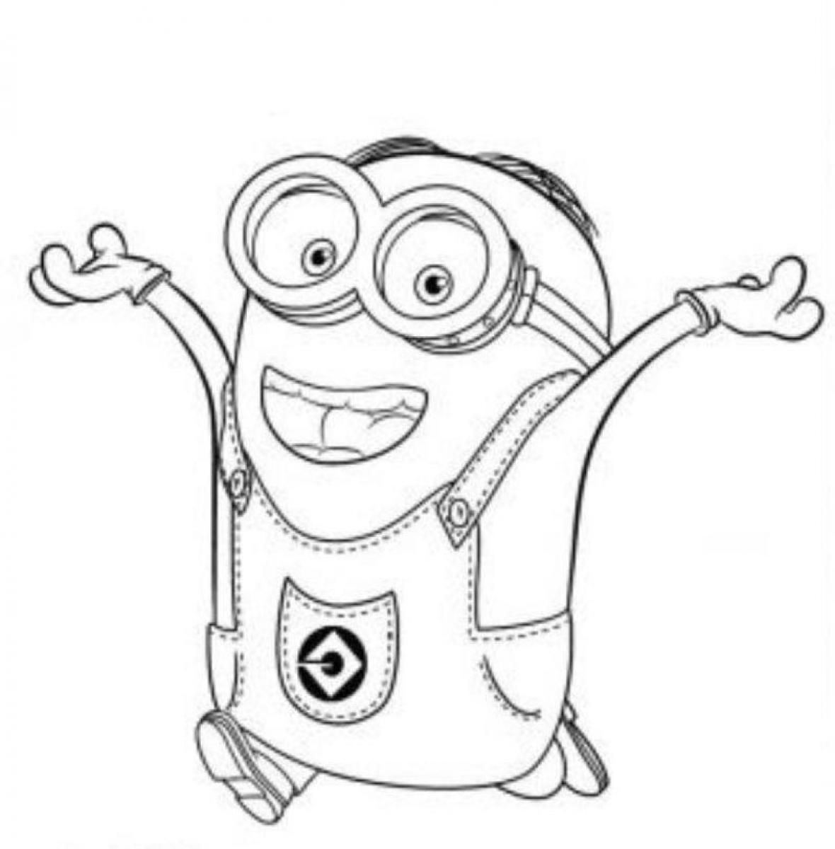 Coloring page: Minions (Animation Movies) #72068 - Free Printable Coloring Pages