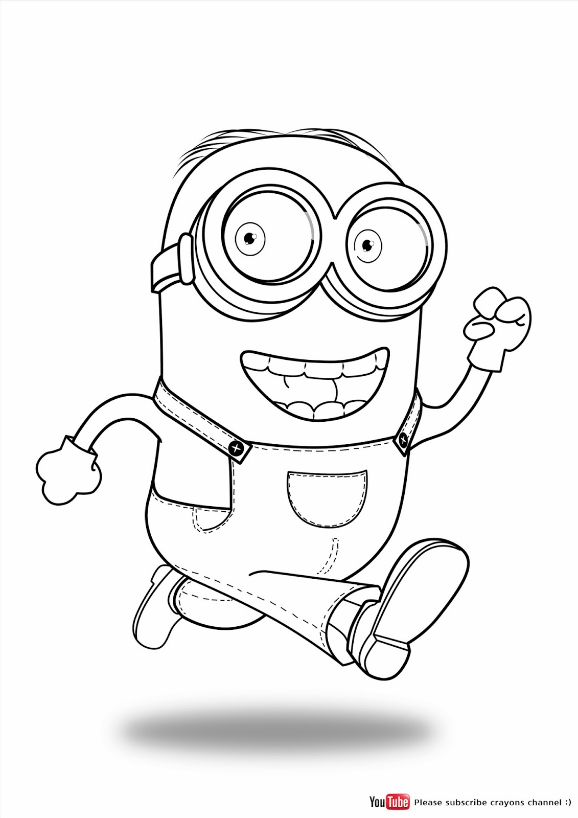 Coloring page: Minions (Animation Movies) #72083 - Free Printable Coloring Pages