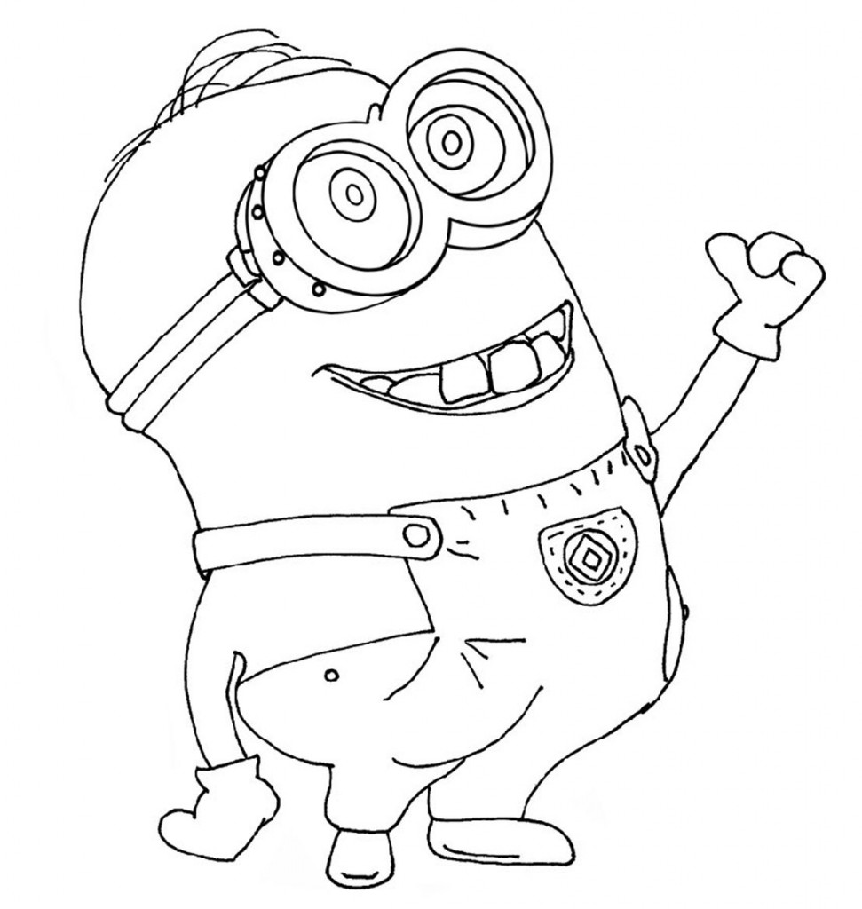 Coloring page: Minions (Animation Movies) #72091 - Free Printable Coloring Pages