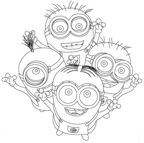 Coloring page: Minions (Animation Movies) #72099 - Free Printable Coloring Pages