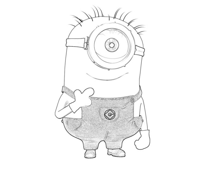 Coloring page: Minions (Animation Movies) #72101 - Free Printable Coloring Pages