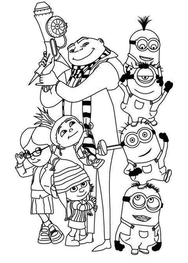 Coloring page: Minions (Animation Movies) #72115 - Free Printable Coloring Pages