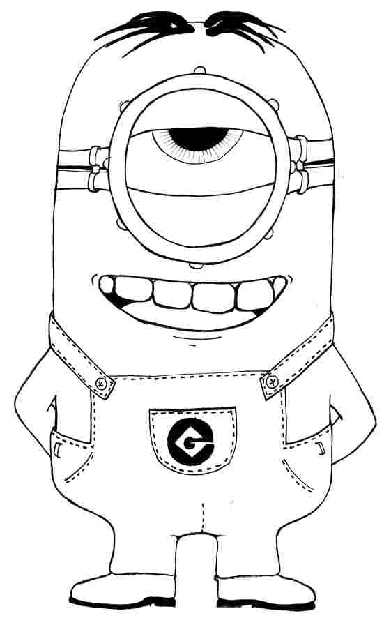 Coloring page: Minions (Animation Movies) #72134 - Free Printable Coloring Pages