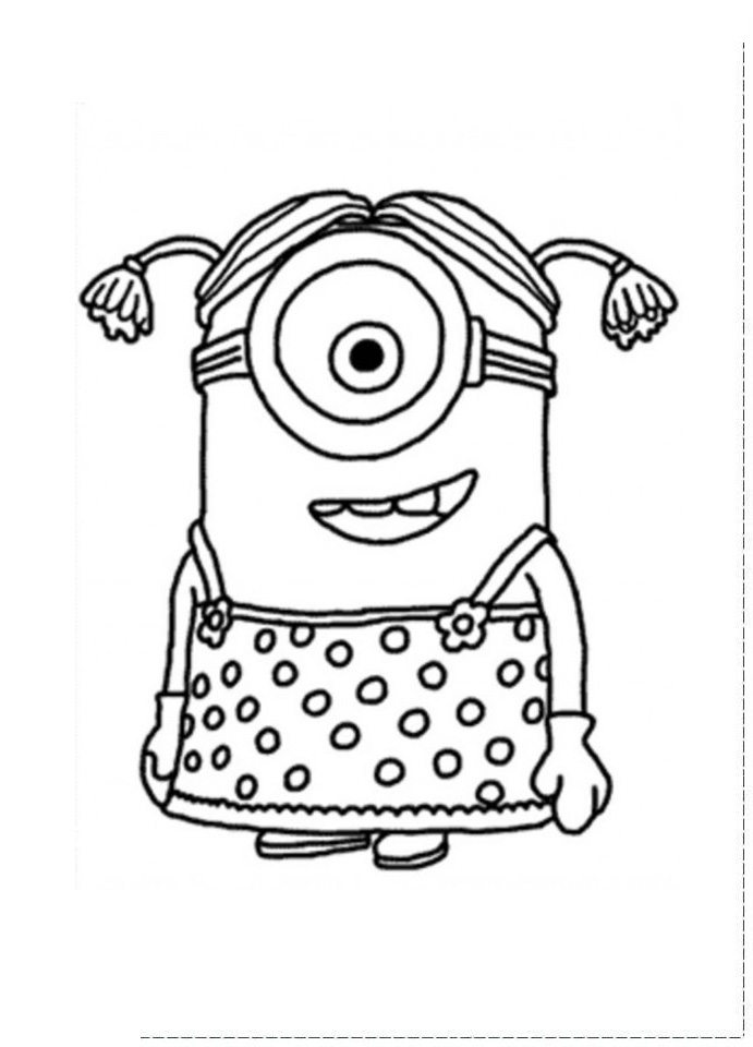 Coloring page: Minions (Animation Movies) #72159 - Free Printable Coloring Pages