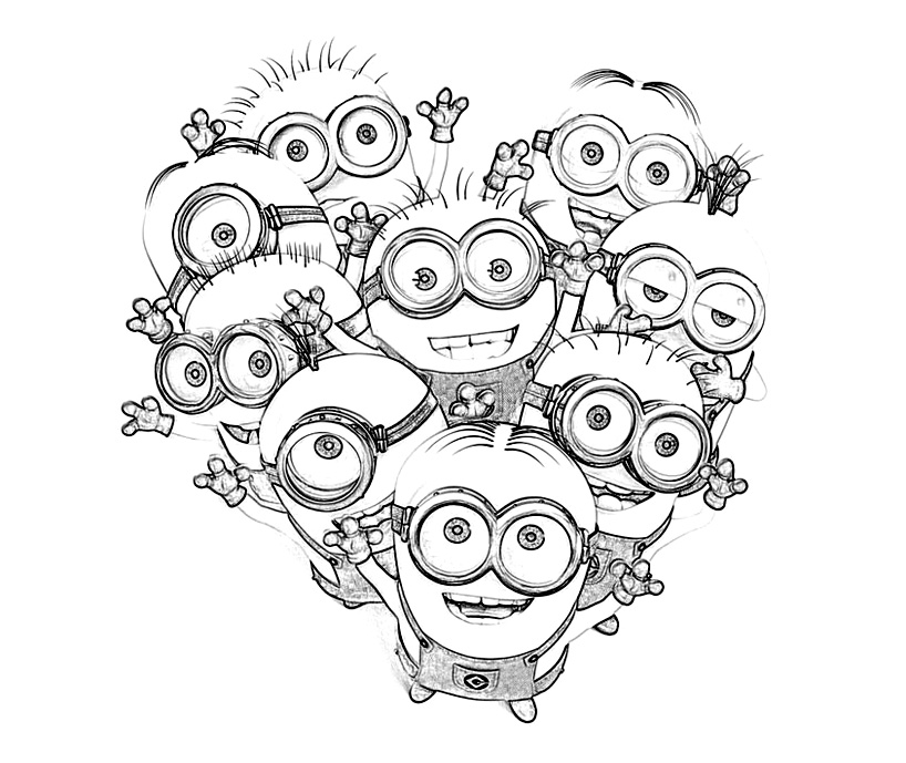 Coloring page: Minions (Animation Movies) #72167 - Free Printable Coloring Pages