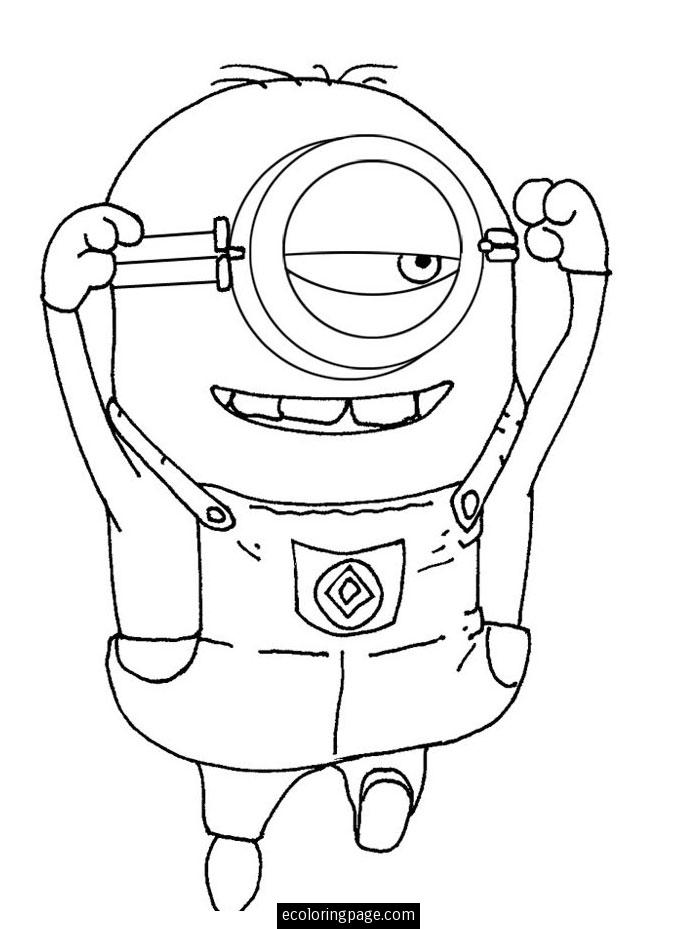 Coloring page: Minions (Animation Movies) #72172 - Free Printable Coloring Pages