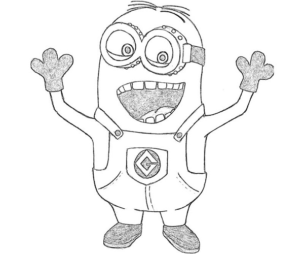 Coloring page: Minions (Animation Movies) #72174 - Free Printable Coloring Pages