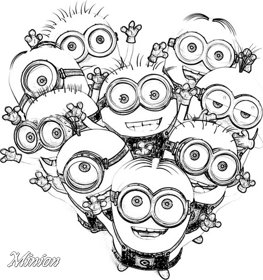 Coloring page: Minions (Animation Movies) #72182 - Free Printable Coloring Pages