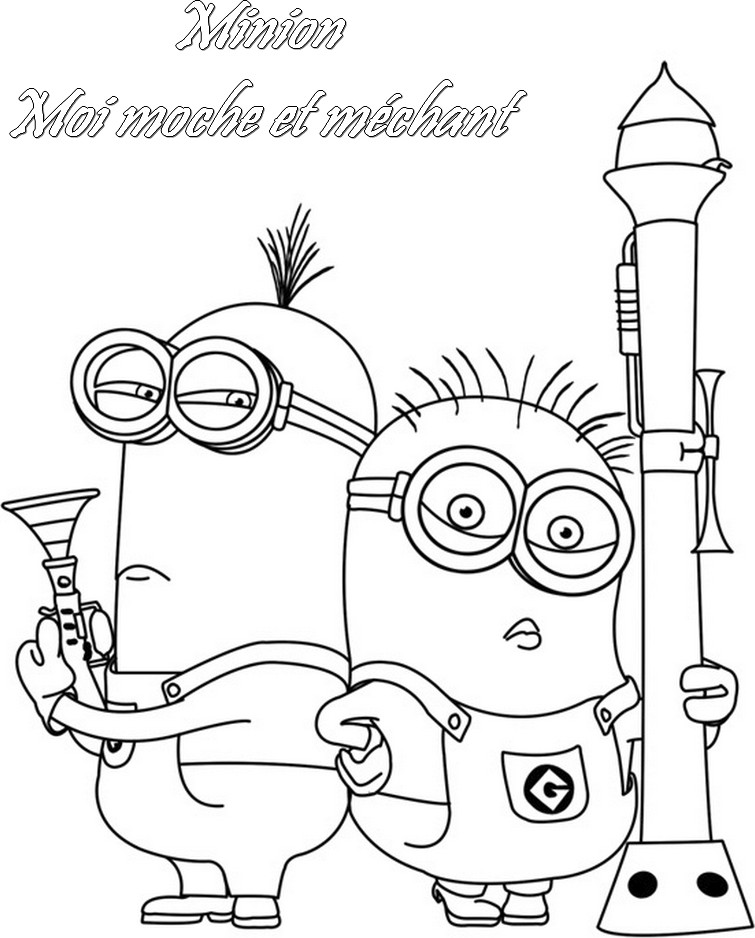 Coloring page: Minions (Animation Movies) #72185 - Free Printable Coloring Pages