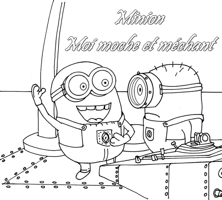 Coloring page: Minions (Animation Movies) #72193 - Free Printable Coloring Pages