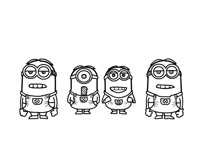 Coloring page: Minions (Animation Movies) #72200 - Free Printable Coloring Pages