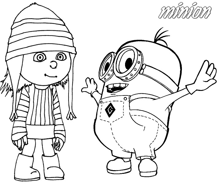 Drawing Minions #72201 (Animation Movies) – Printable coloring pages