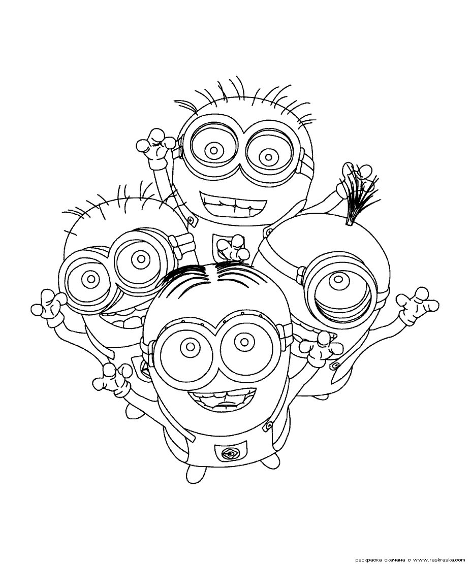 Coloring page: Minions (Animation Movies) #72202 - Free Printable Coloring Pages