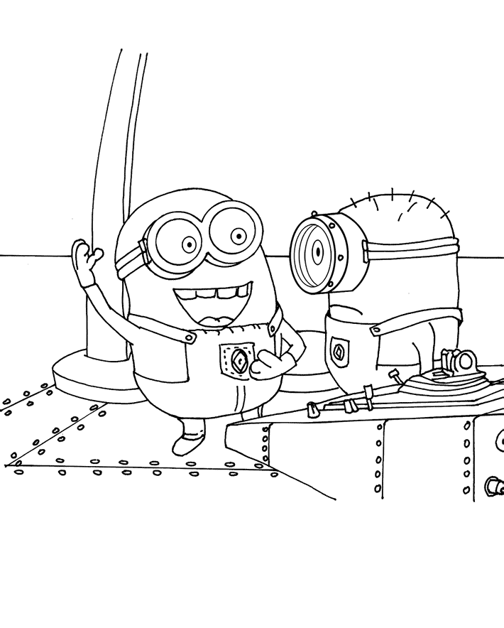 Coloring page: Minions (Animation Movies) #72209 - Free Printable Coloring Pages