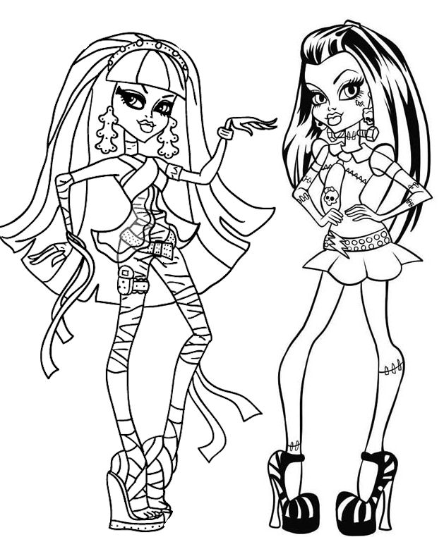 Coloring page: Monster High (Animation Movies) #24816 - Free Printable Coloring Pages