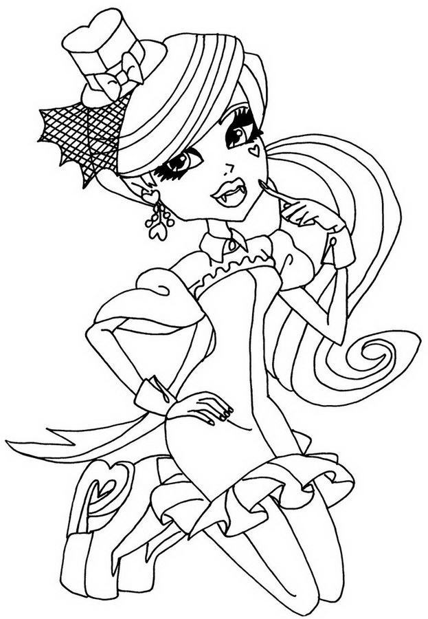 Coloring page: Monster High (Animation Movies) #24820 - Free Printable Coloring Pages