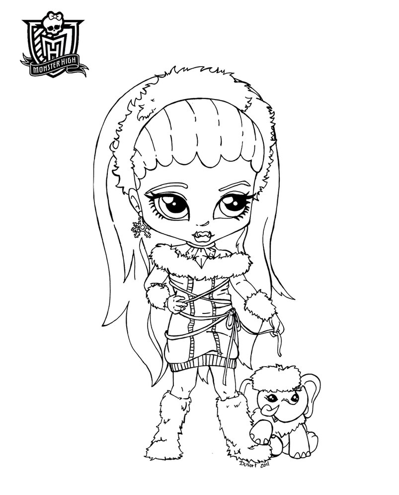 Coloring page: Monster High (Animation Movies) #24830 - Free Printable Coloring Pages