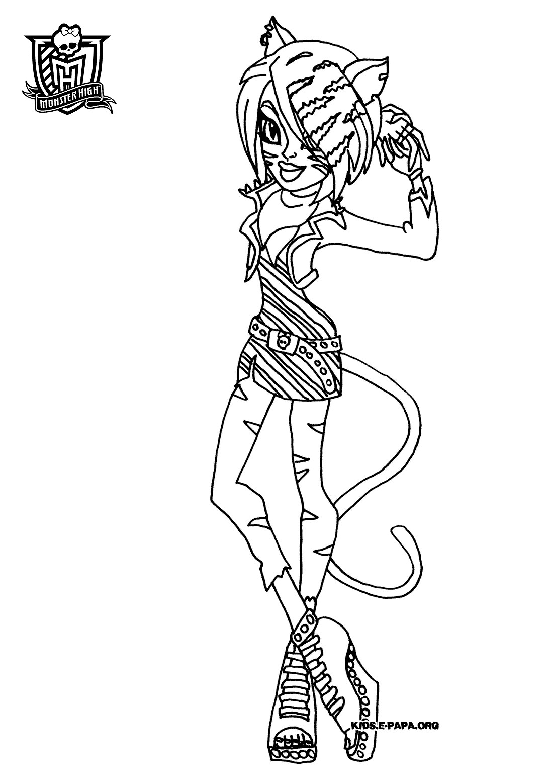 Coloring page: Monster High (Animation Movies) #24831 - Free Printable Coloring Pages