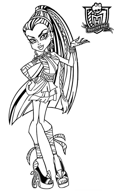 Coloring page: Monster High (Animation Movies) #24832 - Free Printable Coloring Pages
