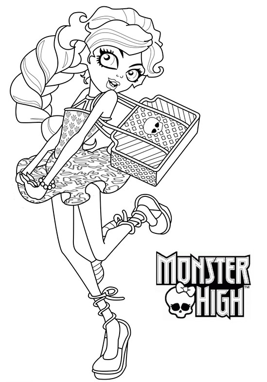 Coloring page: Monster High (Animation Movies) #24840 - Free Printable Coloring Pages