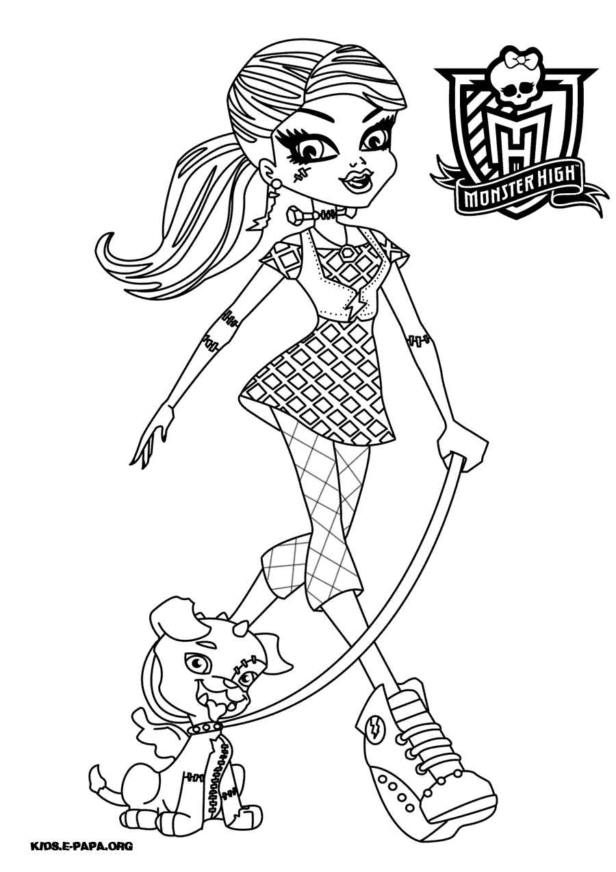 Coloring page: Monster High (Animation Movies) #24847 - Free Printable Coloring Pages