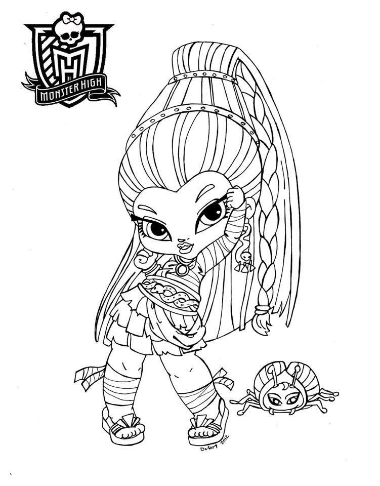Coloring page: Monster High (Animation Movies) #24854 - Free Printable Coloring Pages
